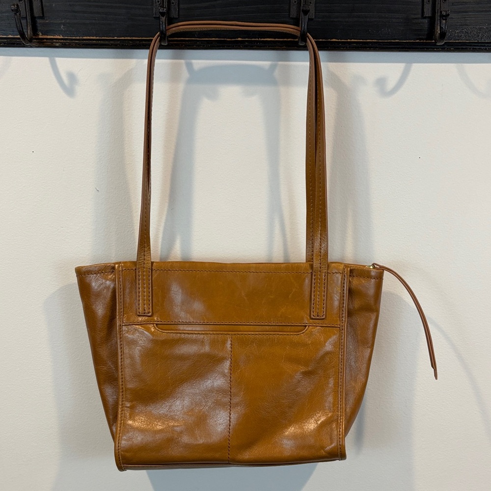 HOBO International Tan Leather Tote Shoulder Handbag